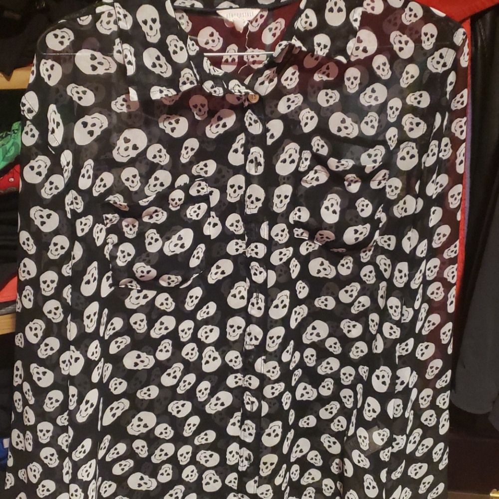 Chiffon blouse for lady